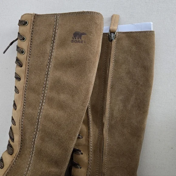 Sorel Joan of Arctic Il wedge Cate Tall Waterproof boots 7 NEW RARE🍒 - Picture 2 of 14